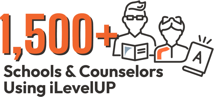 1500 plus schools and counselors using iLevelUP.