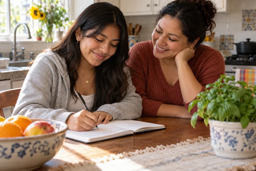 Student and mother reflect on family strengths for First-Generation College Celebration